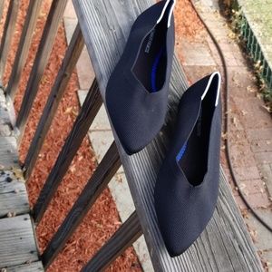 Rothy like black flats size 8